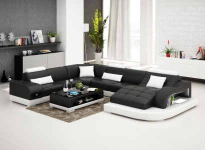 Sofa Living landscape U-shape Corner sofa Couch Suite Upholstery Big xxl Sofas Couches